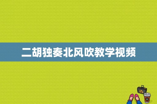 二胡独奏北风吹教学视频